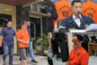 Foto : Polda Banten mengamankan seorang pelaku penipuan dan penggelapan jual beli tanah kavling di kawasan Pondok Pesantren Istana Mulia, Desa Bantarwaru, Kecamatan Cinangka, Kabupaten Serang