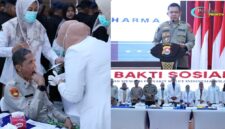 Foto : Kegiatan bakti sosial dalam rangka 2nd Oral Medicine Forum (OMEF-2) yang bertempat di Aula Serba Guna Polda Banten