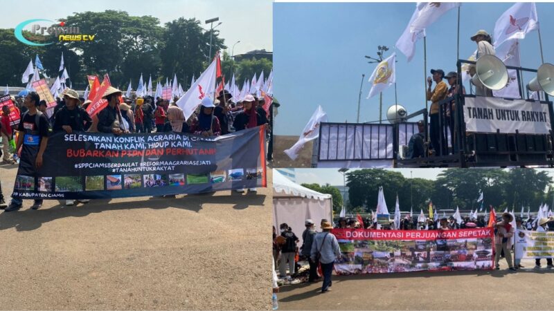 Foto : Kepala Departemen Penguatan Organisasi Rakyat Konsorsium Pembaruan Agraria (KPA), Syamsudin Wahid mengajak masyarakat untuk konsisten perjuangkan reformasi agraria