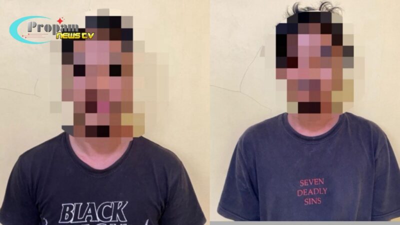 Foto : Tersangka AP dan AC