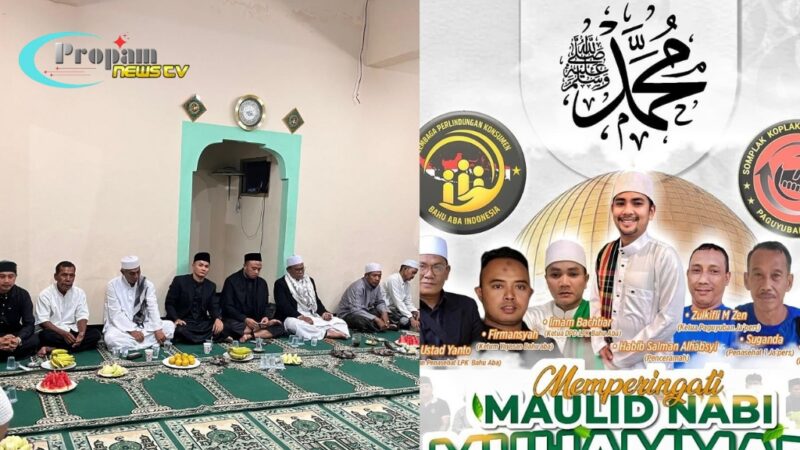 Foto : Peringatan Maulid Nabi Muhammad SAW di Mushola As-Shofa, RT 01 RW 11, Desa Cilebut Timur, Kecamatan Sukaraja, Kabupaten Bogor