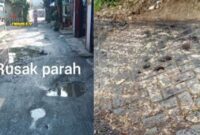Foto : Infrastruktur jalan di Kecamatan Jayanti, Kabupaten Tangerang