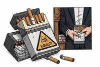 Foto : Ilustrasi Rokok Ilegal