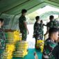 Foto : Kodam XII/Tanjungpura menggelar Gerakan Pangan Murah. Bertempat di Lapangan Tidayu, Makodam XII/Tpr, Sungai Raya, Kubu Raya