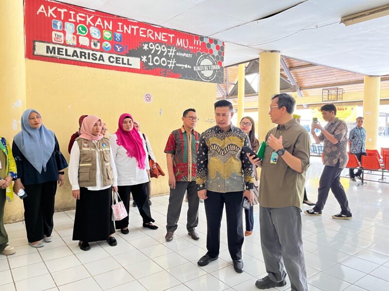 Foto : Tim Validasi Nasional Kota Sehat 2025 mengunjungi Terminal Regional Daya Makassar
