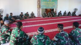 Foto : Kodim 1204/sanggau menggelar acara doa bersama yang bertempat di surau AL-IKHLAS, kodim 1204/sanggau, jln. padi, Kelurahan tanjung kapuas, kec kapuas, kab Sanggau