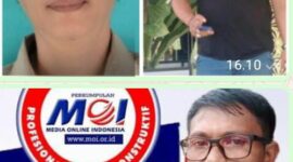 Foto : H. Imron, pengurus MOI DPC Kabupaten Pandeglang, Jaka Somantri, Sekretaris Jenderal AWDI DPC Kabupaten Pandeglang