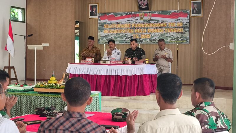 Foto : Kegiatan Silaturahmi Purnawirawan TNI AD se-Kabupaten Hulu Sungai Tengah Tahun Anggaran 2025