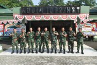 Foto : Kodim 1002/Hulu Sungai Tengah menerima kunjungan kerja Tim Wasgiat Bidang Operasi dari Sops Mabesad