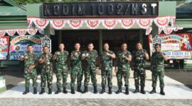 Foto : Kodim 1002/Hulu Sungai Tengah menerima kunjungan kerja Tim Wasgiat Bidang Operasi dari Sops Mabesad