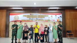Foto : Satuan Zeni di wilayah Banjarbaru menggelar kegiatan bakti sosial dan pemeriksaan kesehatan gratis bagi warga sekitar