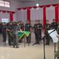 Foto : upacara Serah Terima Jabatan (Sertijab) sejumlah pejabat utama dan komandan distrik militer (Dandim) di Aula Makorem 101/Antasari, Banjarmasin, Kalimantan Selatan