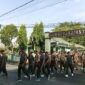 Foto : Kegiatan olahraga jalan santai di seputaran kota Barabai