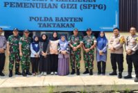 Foto : Kunjungan yang berlangsung di Dapur SPPG Polda Banten