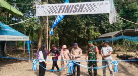 Foto : Wakil Bupati Hulu Sungai Tengah, Ustadz Gusti Rosyadi Ilmi, Lc resmi membuka Kejuaraan Mini Cross Benua Enam