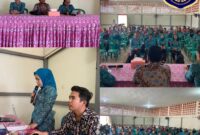 Foto : Kegiatan rapat bersama aparatur desa dan TP-PKK sekecamatan semitau