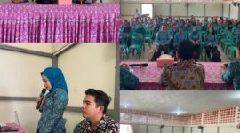 Foto : Kegiatan rapat bersama aparatur desa dan TP-PKK sekecamatan semitau