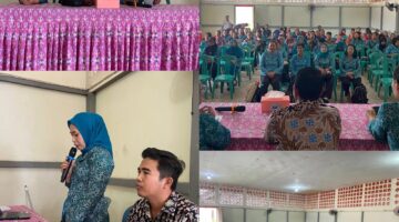 Foto : Kegiatan rapat bersama aparatur desa dan TP-PKK sekecamatan semitau