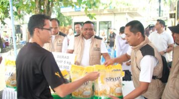 Ditreskrimsus Polda Kalsel Gelar Gerakan Pangan Murah, Sediakan 6 Ton Beras SPHP