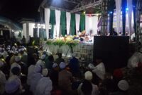 Foto : Kegiatan Pengajian Akbar yang berlangsung khidmat dan penuh antusiasme jamaah
