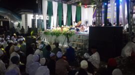 Foto : Kegiatan Pengajian Akbar yang berlangsung khidmat dan penuh antusiasme jamaah