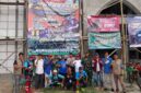 Foto : Bakti sosial yang di selenggarakan komunitas motor tril TAJUR berkolaborasi dengan DKM Mesjid AT-TAQWA Desa Pesanggrahan