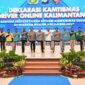 Foto : Polda Kalsel menggelar Deklarasi Kamtibmas bersama para mitra driver online se-provinsi