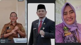 Foto : Edy Wibowo, SE – Komisaris Utama (unsur Pemerintah Daerah), Ichrom Muftezar, S.STP., M.Si – Anggota Komisaris (unsur Pemerintah Daerah), Anni Hanisyah, SE., MM – Anggota Komisaris (unsur Independen)