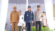 Foto : Apel Kesiapsiagaan Penanganan Kerawanan Bahaya dan Dekontaminasi Radionuklida Cs-137 yang bertempat di Mako Polsek Cikande