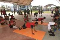 Foto : Kegiatan Tes Kesegaran Jasmani (Garjas) periode II Tahun Anggaran 2025, bertempat di Lapangan Pelajar Barabai