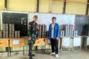 Foto : Babinsa koramil 1204-15/Sekadau Hilir praka irawan laksanakan kegiatan pemantauan Pembagian Makan Bergizi Gratis