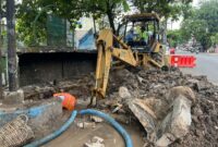 Foto : PAM Bandarmasih sigap menurunkan tim lapangan untuk melakukan perbaikan