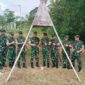 Foto : Pangdam XII/Tanjungpura, Mayjen TNI Jamallulael, S.Sos., M.Si., tinjau patok batas negara di titik Nol PLBN Jagoi Babang