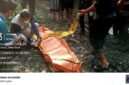 Foto : Penemuan mayat di Sungai Cigagade, Desa Cigagade, Kecamatan Balubur Limbangan, Kabupaten Garut