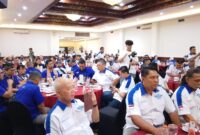 Foto : Kegiatan pengukuhan pengurus baru  IMBI Kalsel untuk masa bakti 2025–2029 dalam sebuah acara penuh kebersamaan di Hotel HBI Banjarmasin