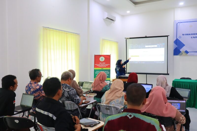 Foto : Kegiatan Workshop Penyusunan Visi, Misi, Tujuan, dan Strategi (VMTS) Tahun 2025 bertempat di Aula Kampus UNUKASE