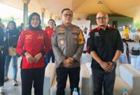 Foto : Sekretaris Jenderal Persatuan Wartawan Duta Pena Indonesia (PWDPI), Nova Indriani, menghadiri acara peringatan Hari Ulang Tahun (HUT) ke-8 Gaspool Lampung