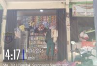 Foto : Kios sembako di Jl. Sebrang TPU Cipedak, Serengseng Sawah, Kecamatan Jagakarsa Kota Jakarta Selatan