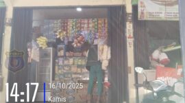 Foto : Kios sembako di Jl. Sebrang TPU Cipedak, Serengseng Sawah, Kecamatan Jagakarsa Kota Jakarta Selatan