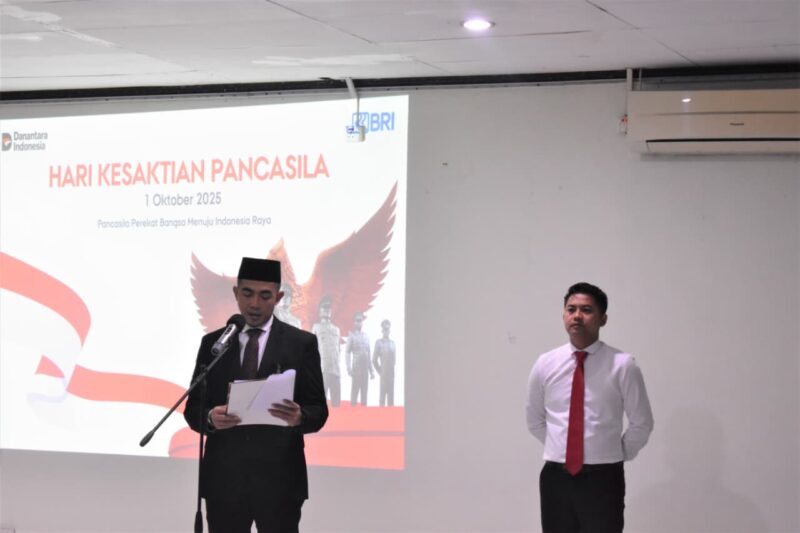 Foto : Branch Office (BO) Cilegon menyelenggarakan upacara dan rangkaian kegiatan internal sebagai bentuk penguatan nilai-nilai Pancasila di lingkungan kerja