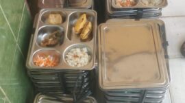 Foto : Makan Bergizi Gratis (MBG) di Kecamatan Menes yang tidak layak konsumsi