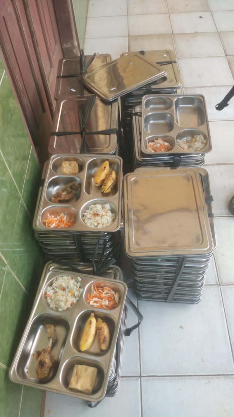 Foto : Makan Bergizi Gratis (MBG) di Kecamatan Menes yang tidak layak konsumsi