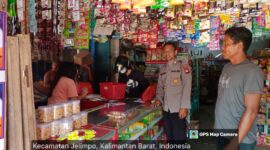 Foto : Giat patroli dialogis dan menyambangi masyarakat yang sedang melaksanakan aktivitas rutinitas