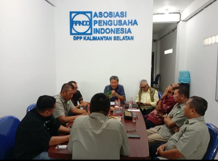 Foto : Pengurus GAPKI Kalimantan Selatan, bertandang ke Kantor DPP APINDO Kalimantan Selatan