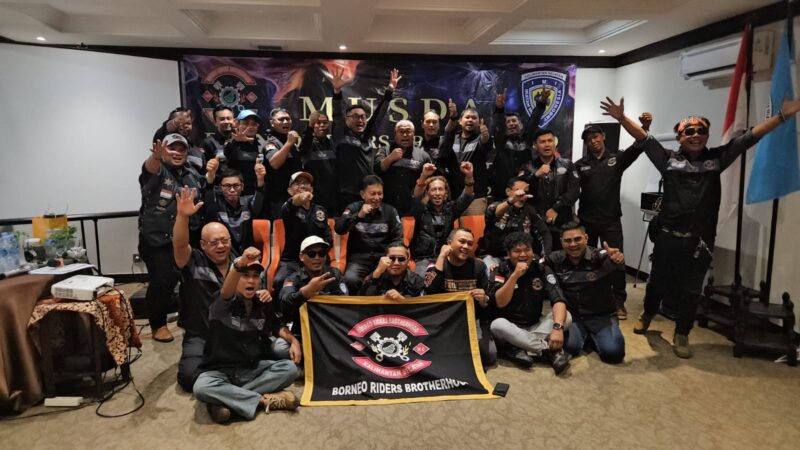 Foto : Borneo Riders Brotherhood (BRB-MC), menggelar Musyawarah Daerah (Musda) di Swiss-Belhotel Banjarmasin