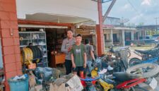 Foto : Kegiatan Rutin Yang Ditingkatkan ( KRYD ) yang dilaksanakan oleh regu 1 Spkt Polsek Kuala Behe dan Pelaksanaan patroli menggunakan kendaraan roda dua