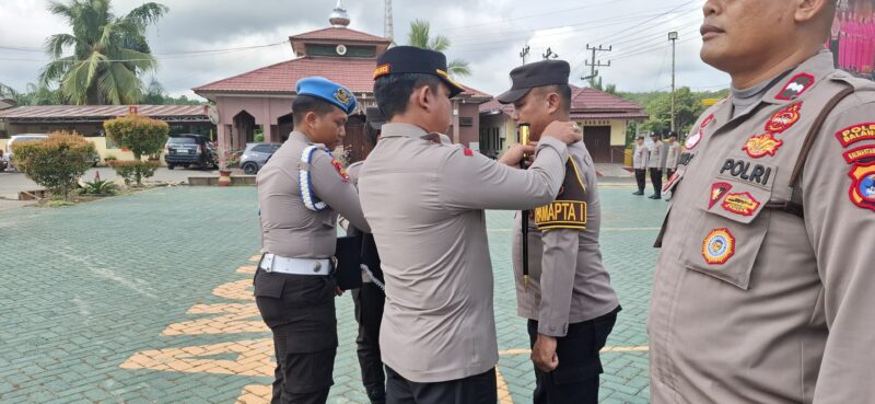 Foto : Polres Balangan menggelar Apel Launching Pamapta (Patroli, Pengamanan, dan Pelayanan Terpadu)