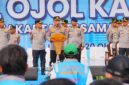 Foto : Kapolri Jenderal Listyo Sigit Prabowo menghadiri kegiatan Apel Ojol Kamtibmas di Monas, Jakarta Pusat
