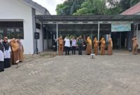 Foto : Kegiatan apel gabungan Forkopimcam Pandawan yang dilaksanakan di halaman Kantor Kecamatan Pandawan
