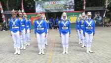 Foto : Lomba Peraturan Baris-Berbaris (PBB) Piala Bupati HST Cup Tahun 2025 tingkat SMP dan SMA sederajat